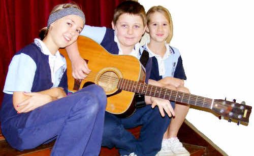 Warwick East State School energy police (from left) Julia Walker, Jesse Arnold and Grace Brennan. Warwick East State School energy police (from left) Julia Walker, Jesse Arnold and Grace Brennan.